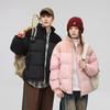 Autumn and Winter Couple Cotton Clothes Cotton Clothes Men's Winter Coats Thickened Cotton Clothes Trendy Bread Clothes Casual Coats Velvet