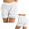 Women Ruffle Lace Trim Bloomers Shorts Pettipants Boyshorts Underwear Short Pant