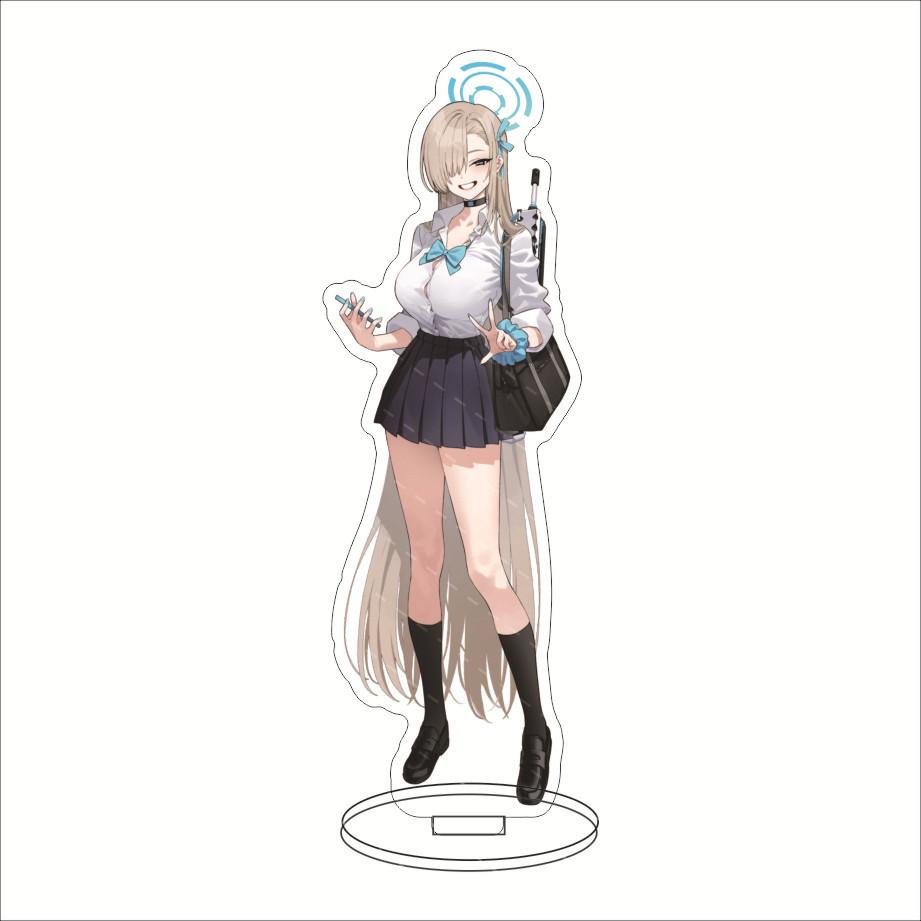 Blue Archive Millennium Science School Acrylic Stand Hayase Yuka Ushio Noa Anime Acrylic Figure Standing Model Cosplay
