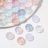Transparent Two-Color Meander Glass Beads for DIY Bracelet Making