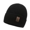 Beanie Knitted Thick Hat Winter Warmth Unisex Cap Windproof Gift Solid Color