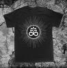 Leviathan Cross T Shirt Punk DIY Occult Gothic Satan Goat's Head Baphomet Pentagram Satanic Goat Plus  Tops#Color(1)