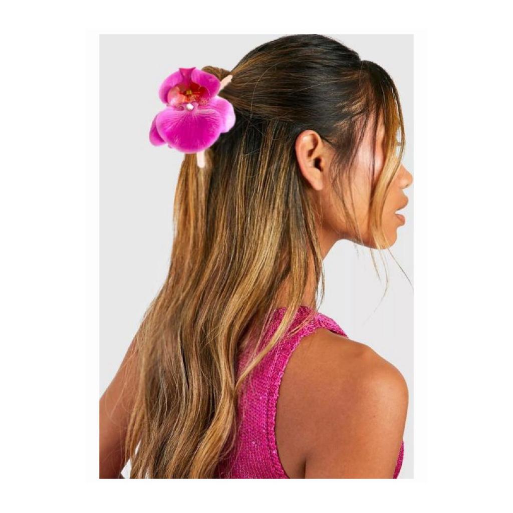 Women's Orchid Flower Aloha Latch Buckle (10cm)