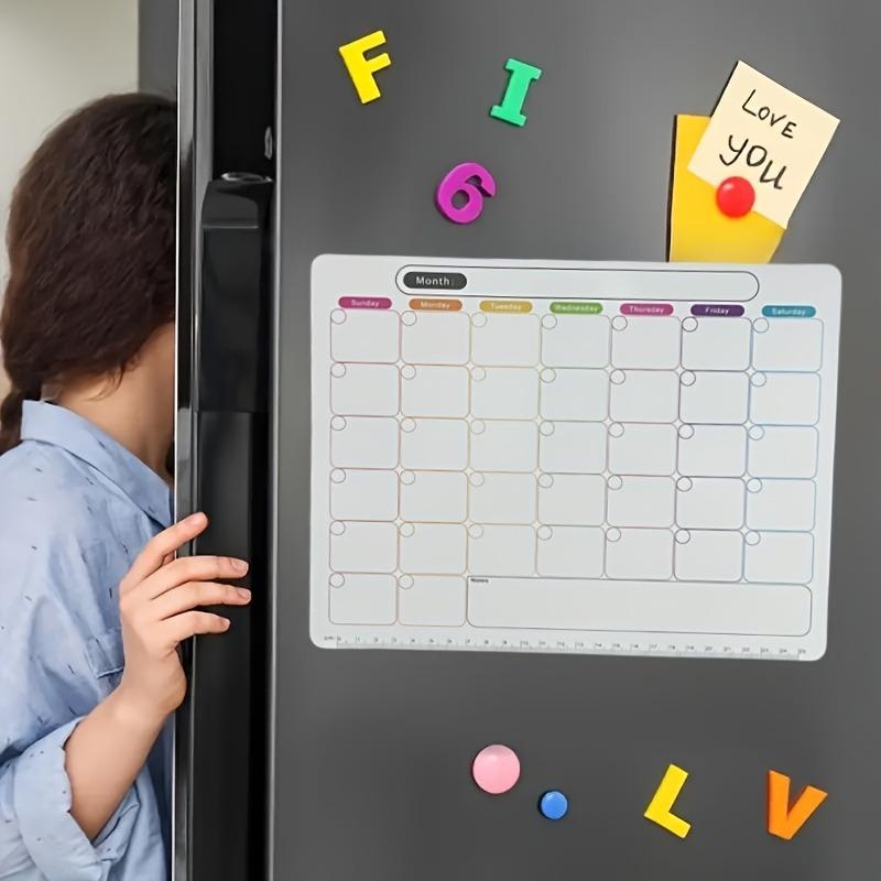 Memo Message Board Magnetic Refrigerator Stickers Reusable Erasable Note Pad Home Office Kitchen Reminder Weekly Planner Sticker