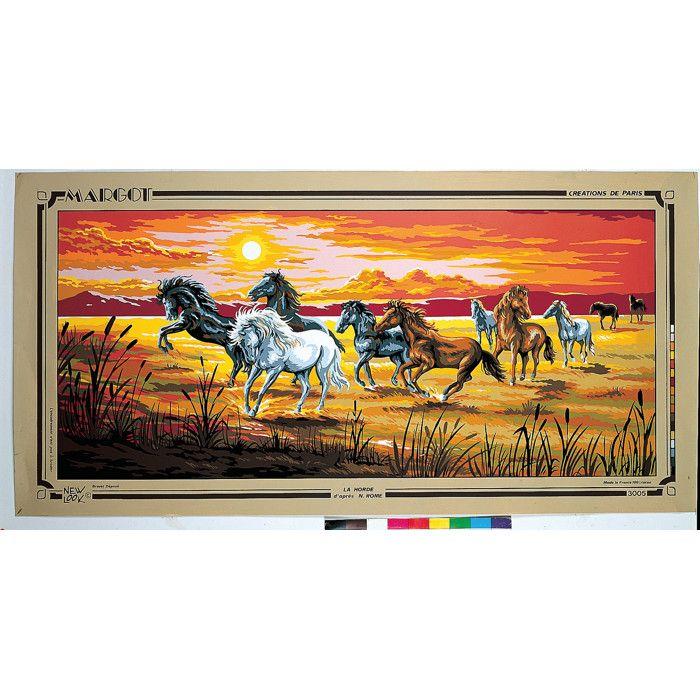 Canevas Pénélope Antique La horde 65x130cm