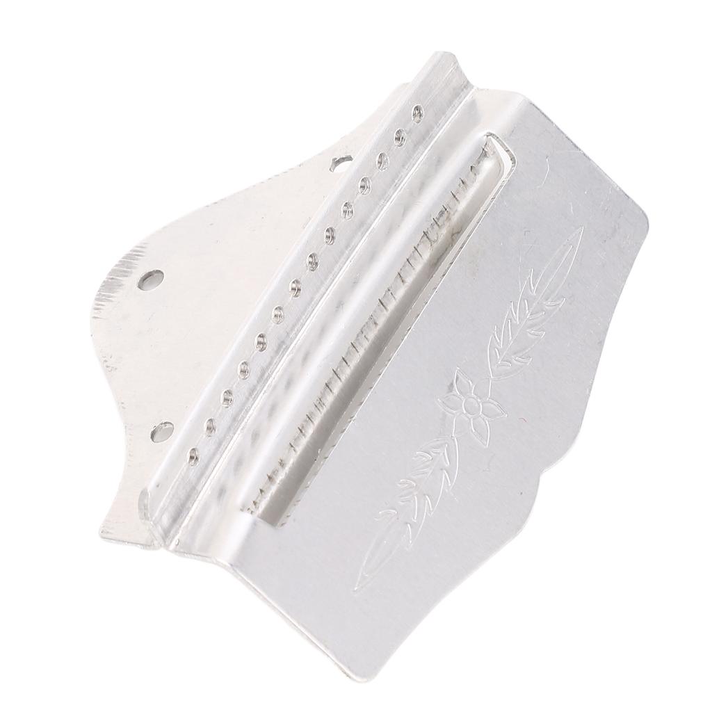 14 String Mandolin Tailpiece Metal Professional Mandolin Tailpiece Replacement Silver