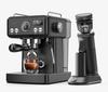 HiBREW H10A Black Espresso Maker - Adjustable Temp/Volume/Pre-Brew, 58mm Portafilter, Cappuccino