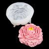 Large Peony Silicone Mold for DIY Flower Soap, Plaster, or Scented Candle Making