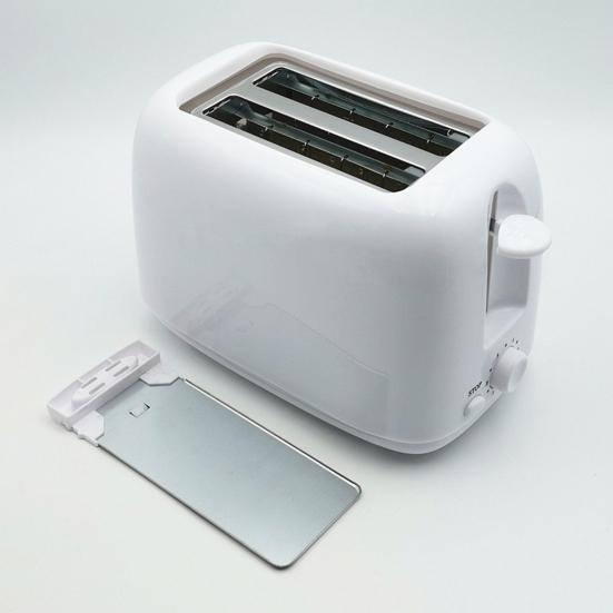 Toaster 2-Slice Bread Maker with Wide Slots Anti-Clogging Automatic Shutdown Adjustable Easy