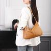 Fashionable Crossbody Large-capacity Tote Bag Single-shoulder Underarm Bag Genuine Leather Women's Bag