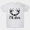 T Shirt Women Oh Deer Harajuku Print Kawaii Tshirt Summer Short Sleeve Female T-Shirt Top Tee