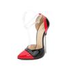 Women High Heels 16cm Fashion Mixed Colors Ankle Strap Size 46 Female Shoes Pumps Party Modeling Sandals Patent Leather Tacones