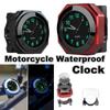 Universal Luminous 22-28mm Clock Motorcycle Handlebar Mount Waterproof Timetable for Scooter Bicycle Modified Watch Accessories