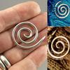 Spiral Cable Knitting Needle Handmade Knitting Tool Helical Knitting Needle