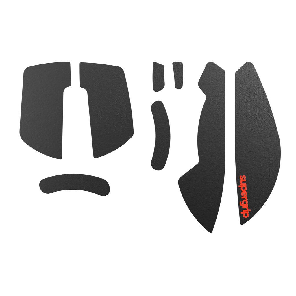 Pulsar Gaming Gears Supergrip X3 LHD MediumMini Pre-cut Anti-Slip Gaming Mouse Grip Tape, Ultra-Thin