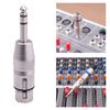 XLR Female 3Pin To 6.35mm 1/4 Inch Stereo Male Audio Adapter , 6.35mm 1/4" To XLR Stereo Audio Adapter for Microphone