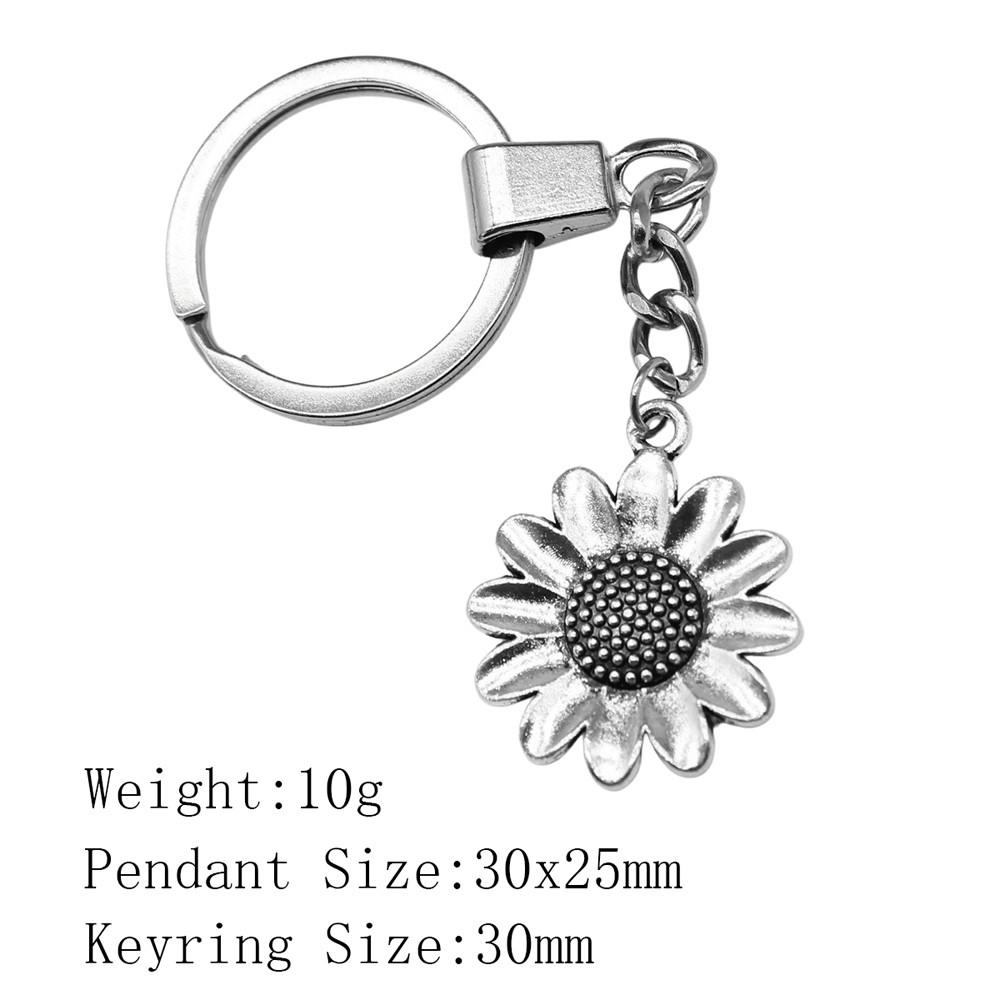 Valentine's Day Car Key Ring The Flower Of Life Keychains Backpack Key Chain For Car