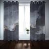 Birds Fly Over The Mountains Pattern High Blackout Curtains For Bedroom Villa Gold Marble Window Curtain For Living Room Drape