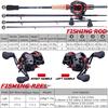 Комбинированные удочки и катушки Удочка для наживки 1,8 м/2,1 н с катушкой 17+1 BB для рыбалки в путешествиях