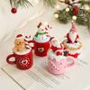 Resin Christmas Mug Desktop Ornament Cartoon Creative Santa Claus Christmas Decoration Creative Gift