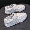 Women's White Shoes Summer Versatile Flat Platform Spring and Autumn New Skateboard Shoes Versatile Ins Breathable Spring and Autumn Women's Shoes