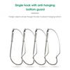 MUQZI Sports Accessory Sharp Fishhook Compact Silver Color Corrosion-resistant