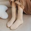 Fleece Lined Crew Socks for Women Cozy Soft Warm Thick