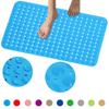 Hotel Drain Holes Shower Massage Point Bathroom Mat Suction Cup Bath Mat