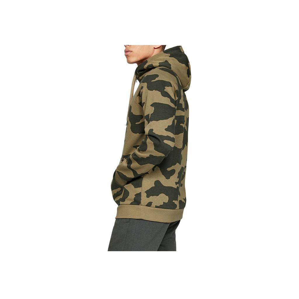 Under Armour Camo Hooded Cardigan Sweatshirt Jacket Men Outerwear Outpost-Green 1329748-331
