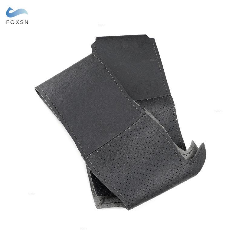 Car Accessories Braid Steering Wheel Black Leather Cover Hand Sewing For BMW M Sport F30 F32 F20 F10 F12 F45 F48 F15 F16 F25