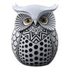 TOMMYFIELD Owl Figurine, Good Luck, Feng Shui, Lucky Charm, Living Room, Desktop, Prosperous Business, White [Parallel Import]