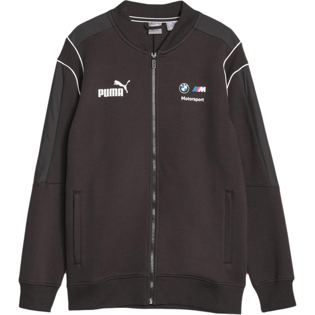Puma Zipper Long Sleeve Letter Print Jacket Men Jackets Black 621213-01
