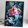 5D DIY Diamond Art Painting Kits for Adults, The Beautiful Mermaid Full Round Crystal Diamond Kits for Beginner for Home Wall Decorate