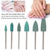 6pcs Nail Drill Bit Nail Art Drill Manicure Grinding Head Nail Polishing Bits Accessory