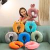 Soft Children Nursing Cushion Short Plush U-shaped Pillow Travel Pillow Flight Neck Pillow