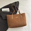 Plush Bag Women's 2025 Autumn and Winter New Trendy Fluffy Shoulder Underarm Bag Large Capacity Soft Surface Commuter Tote Bag