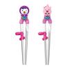 Edison Children's Three-dimensional Stainless Steel Correction Chopsticks Set of 2, Patty + Loopy, 1 Set