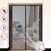 1 Set Summer Door Screen Net Anti Mosquito Insect Fly Bug Curtains Net Automatic Closing Door Screen Kitchen Curtains Magnet Net