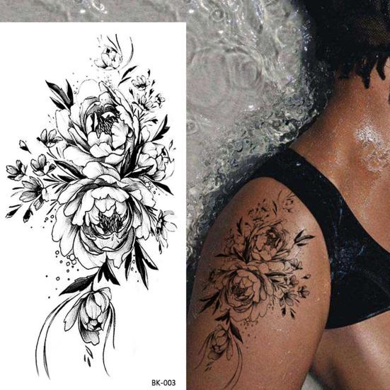 Fake Body Tattoo Temporary Body Art Universal Beautiful Rose Tattoo Decal Personal Use