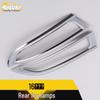 Avancier Rear Fog Light Decor Frame for 16 Models - Trunk Tail Bright Ring Electroplated Car Accessory