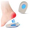 1 Silicone Gel Heel Cushion for Feet Soles Relieving Foot Pain Protectors Spur Support Shoes Pad Feet Care Massage Inserts Insoles