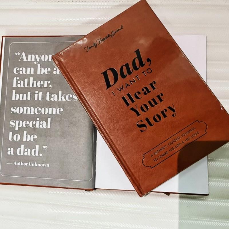 Heirloom Edition Dad I Want To Hear Your Story Nostalgic A5 Notebook For Memories