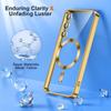 Case for Samsung Galaxy S25 - with Magnetic Ring - Gold + 2 Tempered Glasses - BOOLING®