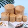5-100G Natural Bamboo Bottle Cream Jar Nail Art Mask Cream Refillable Empty Cosmetic Makeup Container Bottle Storage Box
