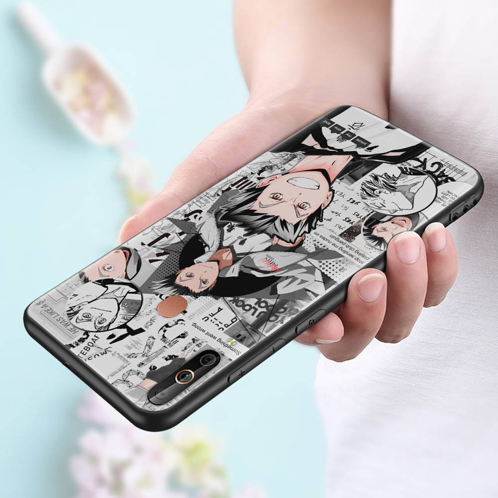 W-2 Haikyuu Anime Soft Case for Xiaomi Redmi 10A 10C 12C 13C 9A 9C 9T A3 A3X Note 8 9 10 11 12 13 Poco F5 F6 M6 X3 X6 C50 C51 C55 C65 Pro Plus 4G 5G