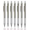 0.3/0.5/0.7/0.9/1.3/2.0/3.0mm/7Pcs Mechanical Pencil Set Full Metal Art Drawing Painting Automatic Pencil with Leads Office School Supply
