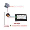 AC Voltage Meters 100A/80~260V Power Energy Analog Voltmeter Ammeter Watt Current LAmps