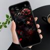 Skull Flower Art Phone Case For Samsung A35 A55 A54 A15 A25 A05s A05 A22 A24 A52 A33 A34 M34 M14 M54 M23