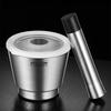 Сертифицированный LFGB 304 нержавеющая сталь кухонный чеснокодавилка для специй, перца, трав, измельчитель с нескользящим основанием, защита от брызг