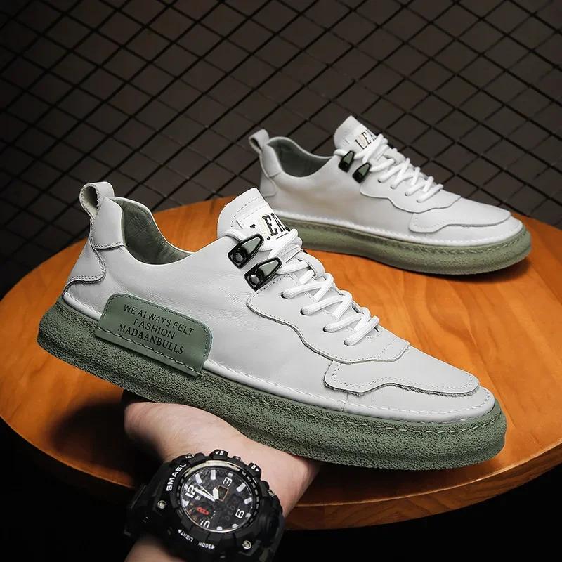 Fashion Men's Sneakers Breathable Casual Sport Shoes Mens Designer Men Lace Up Vulcanized Shoes Zapatillas Hombre  New